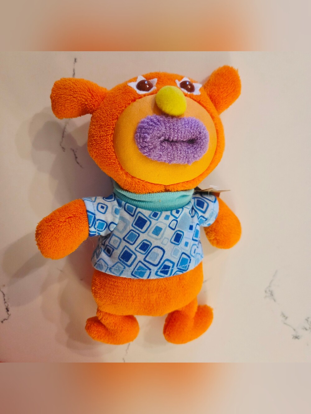 Mattel Fisher Price Sing-A-Ma-Jigs Doll 2010 Blue And Orange